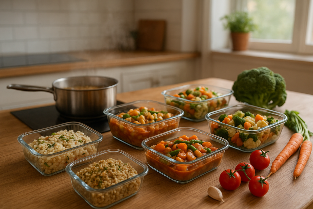 Batch Cooking pour Débutants : Guide Simple avec Menu et Liste de Courses