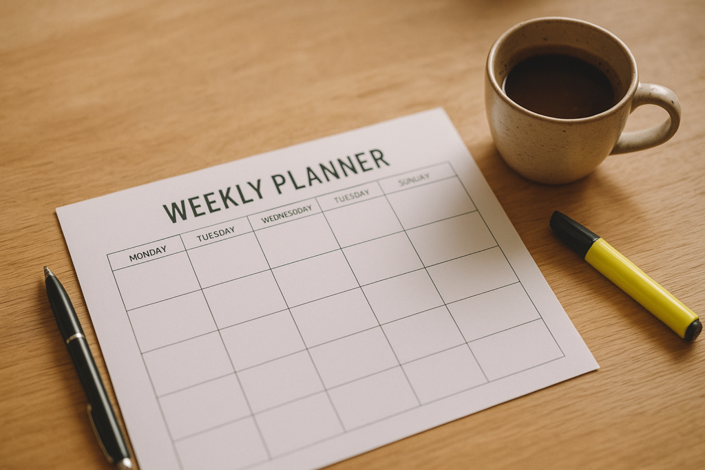Planning Hebdomadaire Imprimable Gratuit : 10 Modèles PDF