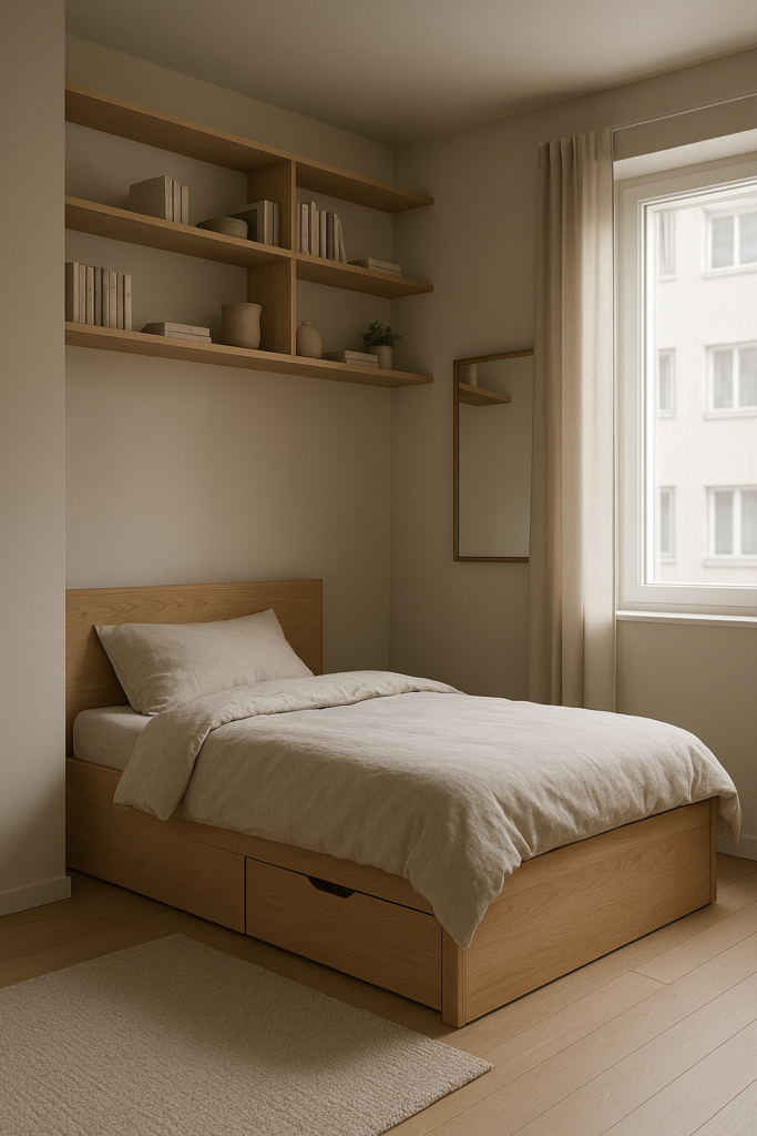 Aménagement fonctionnel petite chambre adulte : 5 principes