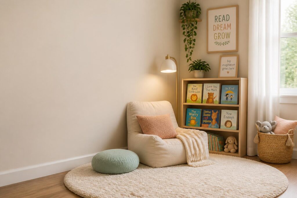 Coin lecture cocooning : petit espace, grand effet